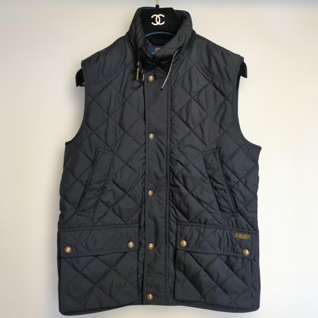 【新品未使用】Polo Ralph Lauren 黒 M キルティングベスト