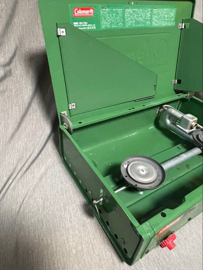 Colemanコールマン423-770J ツーバーナーコンロ　カエル色