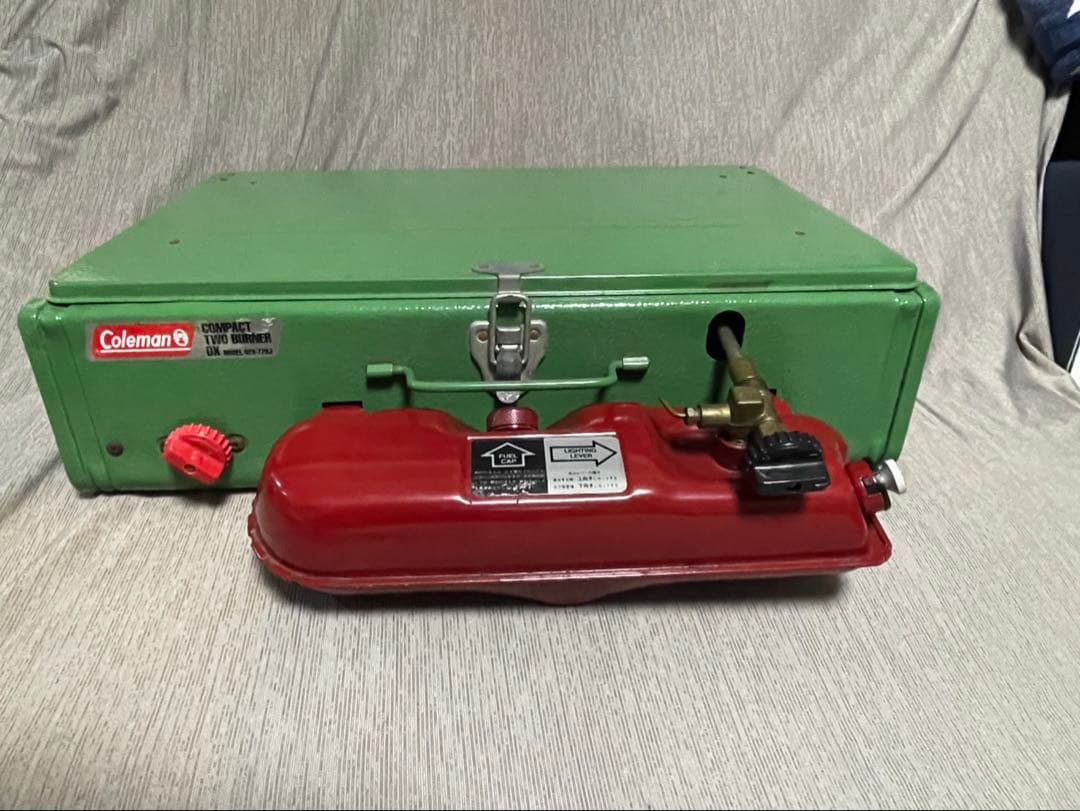 Colemanコールマン423-770J ツーバーナーコンロ　カエル色