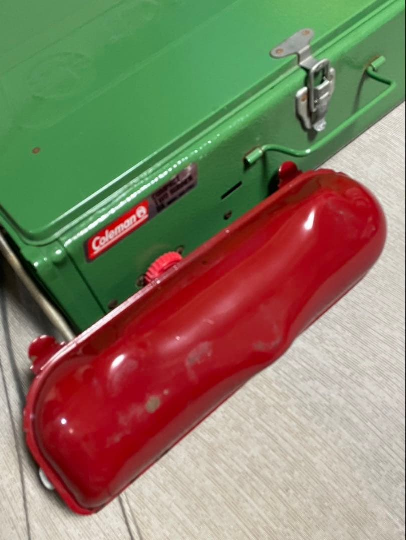 Colemanコールマン423-770J ツーバーナーコンロ　カエル色