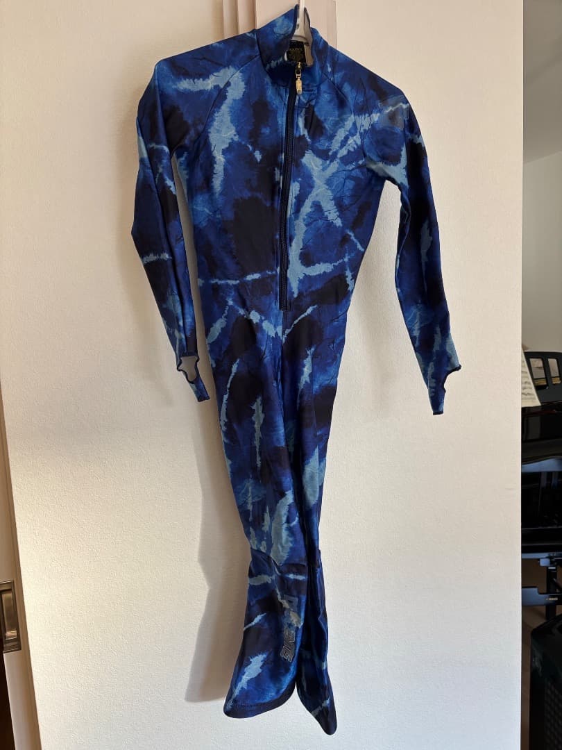 160 スキー　クロスカントリー用ワンピ　デサント　子ども　レディース