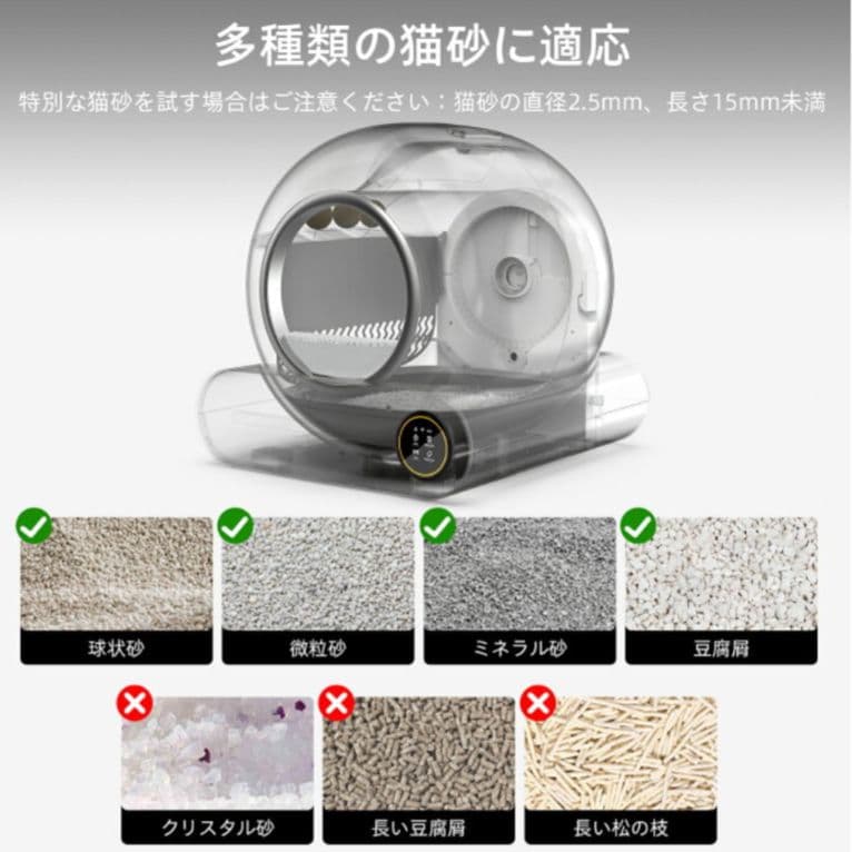 お*ん様 全自動猫トイレ スマート／自動掃除／猫用ハイテクトイレ　ゴミ袋付き