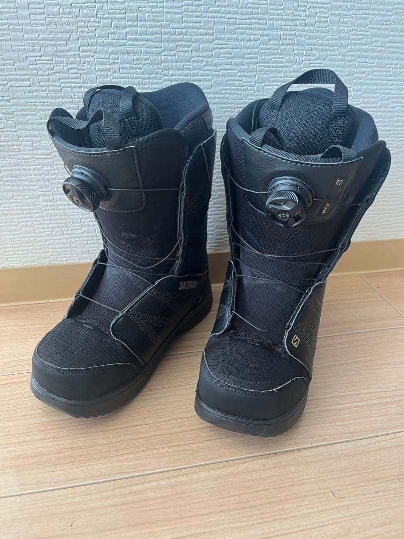 SALOMON TITAN BOA スノーボードブーツ 女性用 ブラック25cm