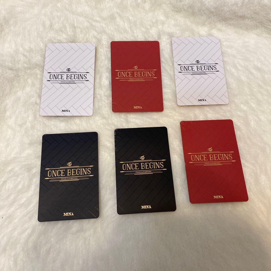 TWICE ミナ トレカセット ONCE BEGIN