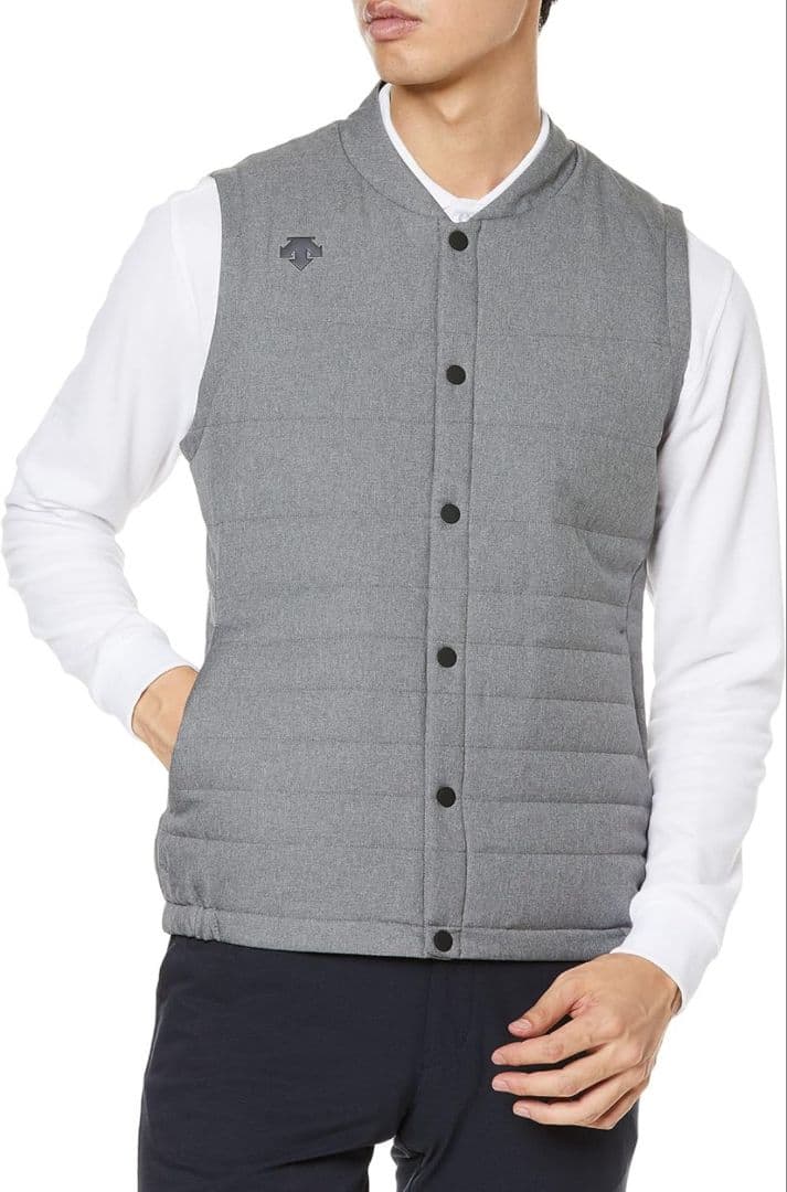 DESCENTE GOLF モバイルサーモベスト グレーMサイズ