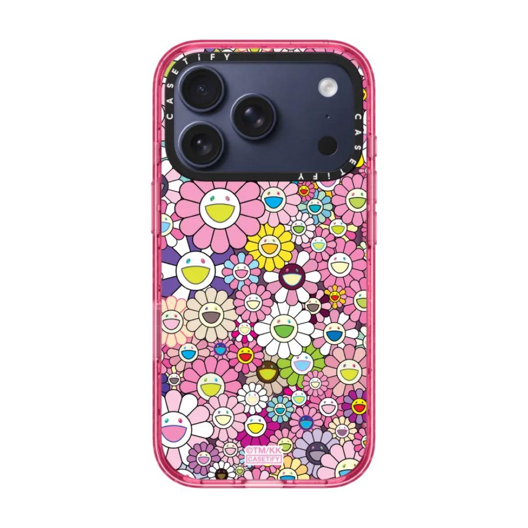 村上隆 × CASETiFY iPhone17 Pro ケース◆フラワー 花柄