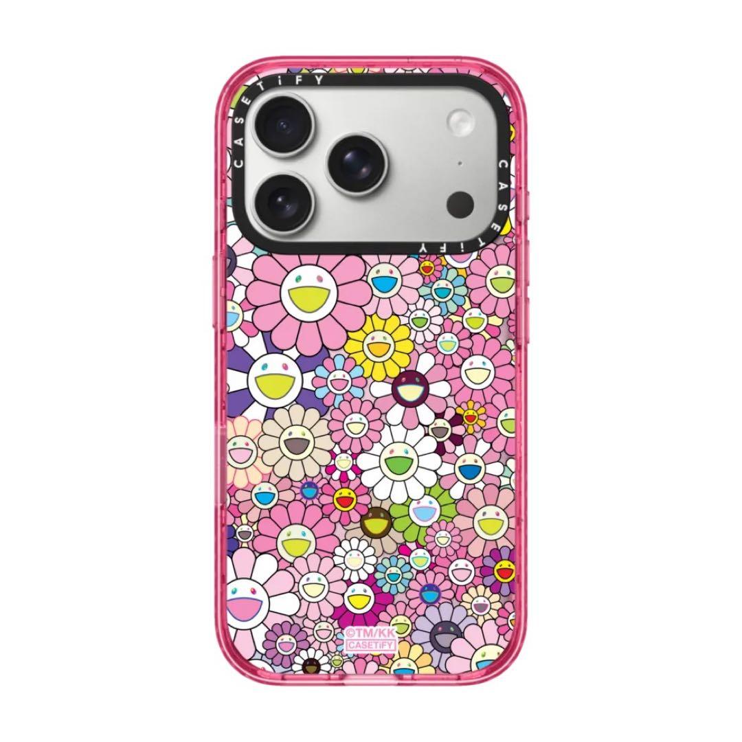 村上隆 × CASETiFY iPhone17 Pro ケース◆フラワー 花柄