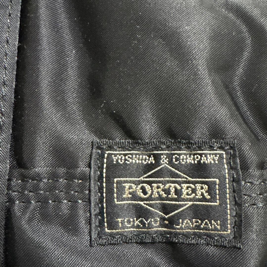 PORTER ブラック ミニドラムバッグ