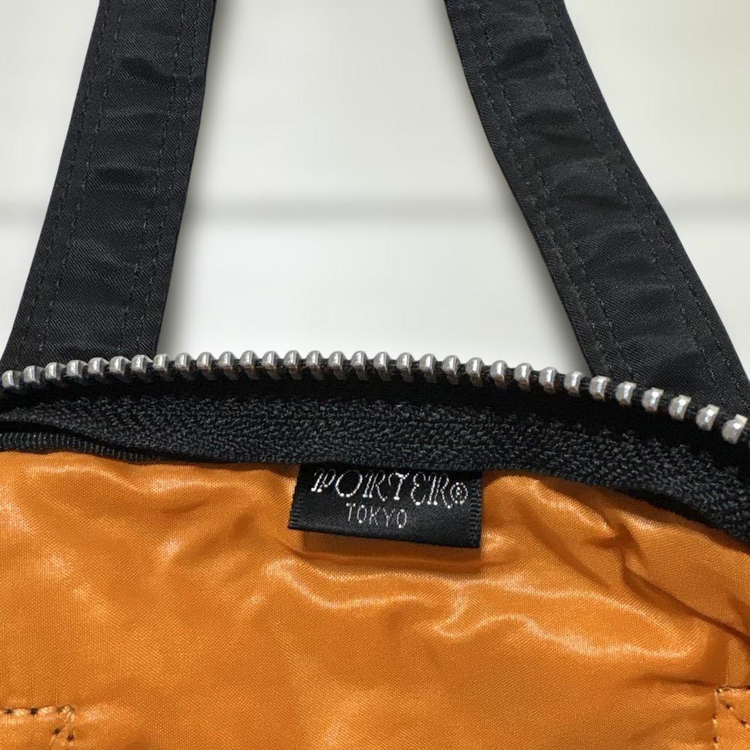 PORTER ブラック ミニドラムバッグ