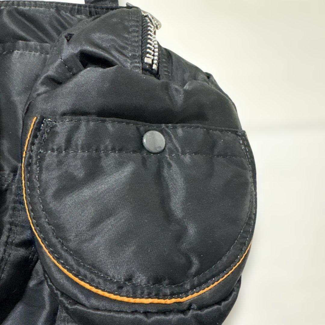 PORTER ブラック ミニドラムバッグ