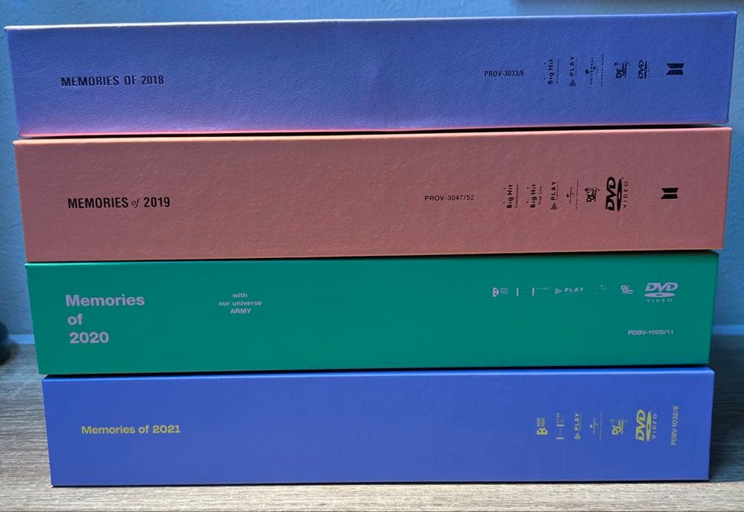 BTS MEMORIES DVD セット 2018-2021