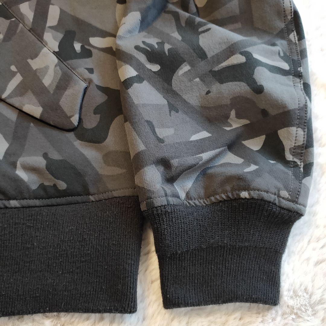 【美品】AVIREX MA-1 ミリタリージャケット 迷彩 ブラック 刺繍