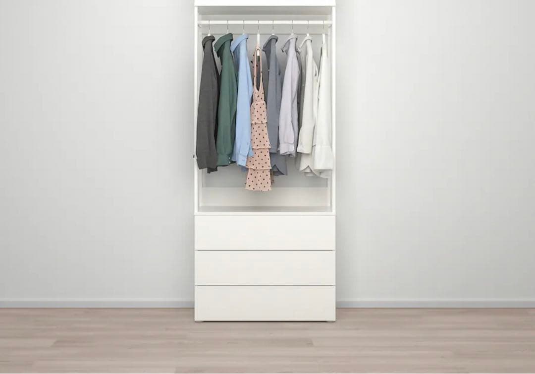 IKEA イケア ワードローブ プラッツァ ハンガーラック チェスト