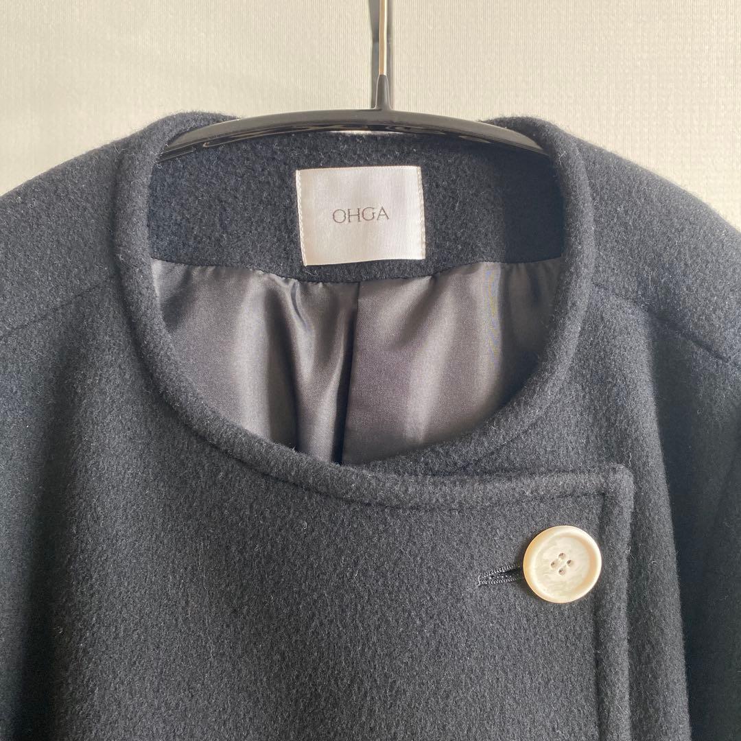 OHGA PUFF COAT ブラック