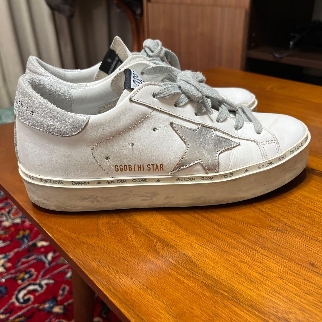 ゴールデングースGOLDEN  HI STAR ホワイト　36