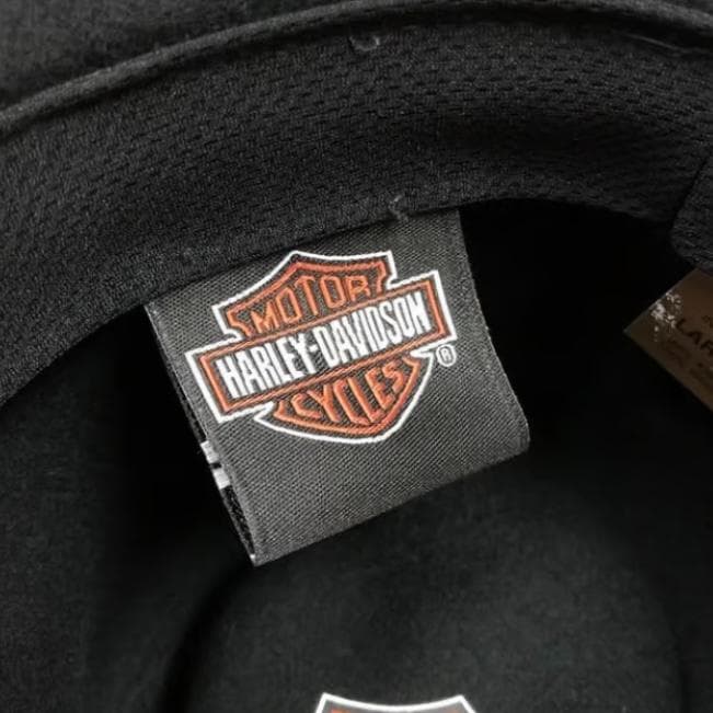 美品 ハーレーダビッドソン ハット 帽子 L ブラック 0741
