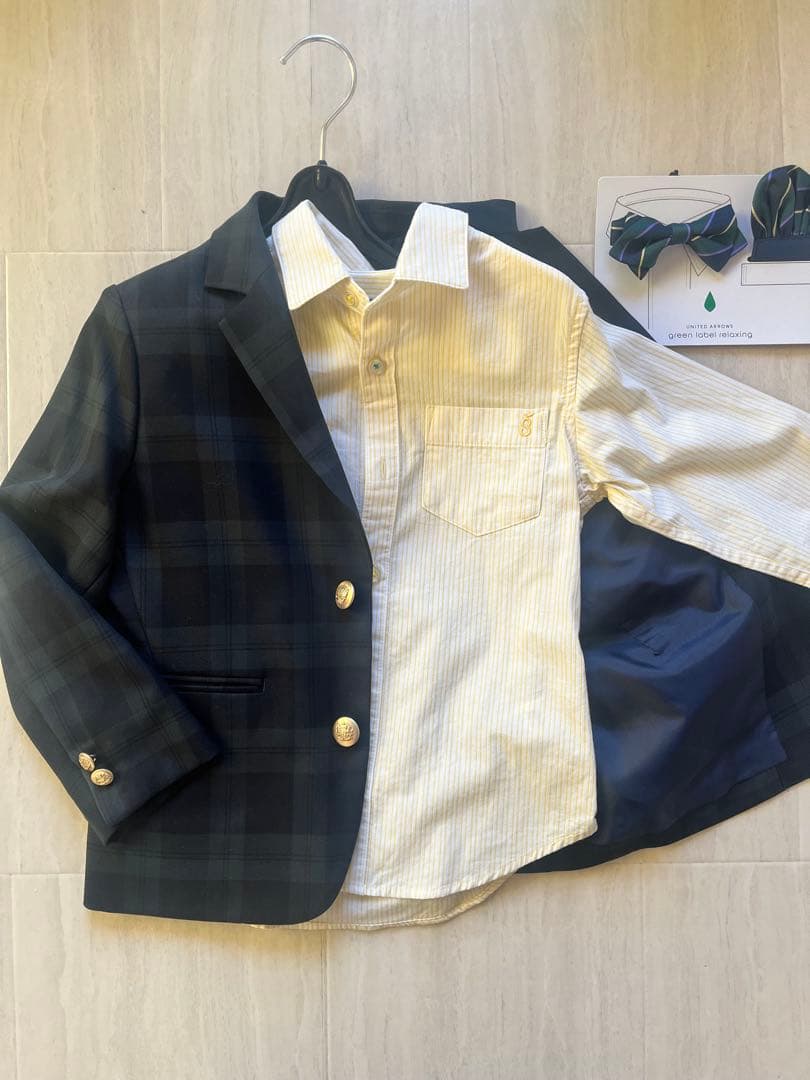 green label relaxingフォーマルスーツセット120㎝