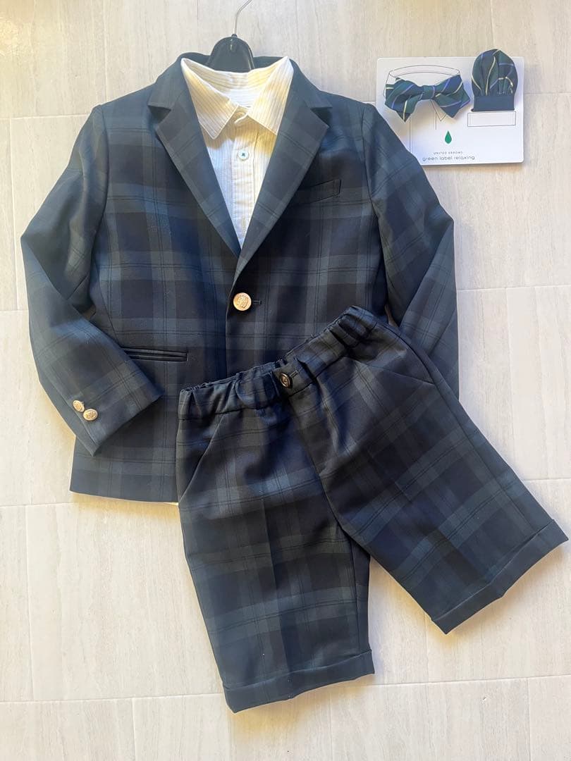 green label relaxingフォーマルスーツセット120㎝