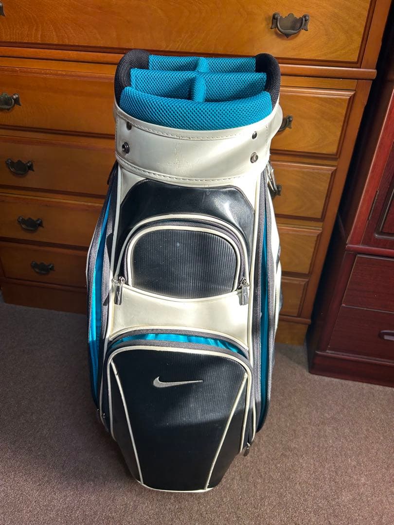 ナイキ キャディバッグ ホワイト/ブラック/ブルー