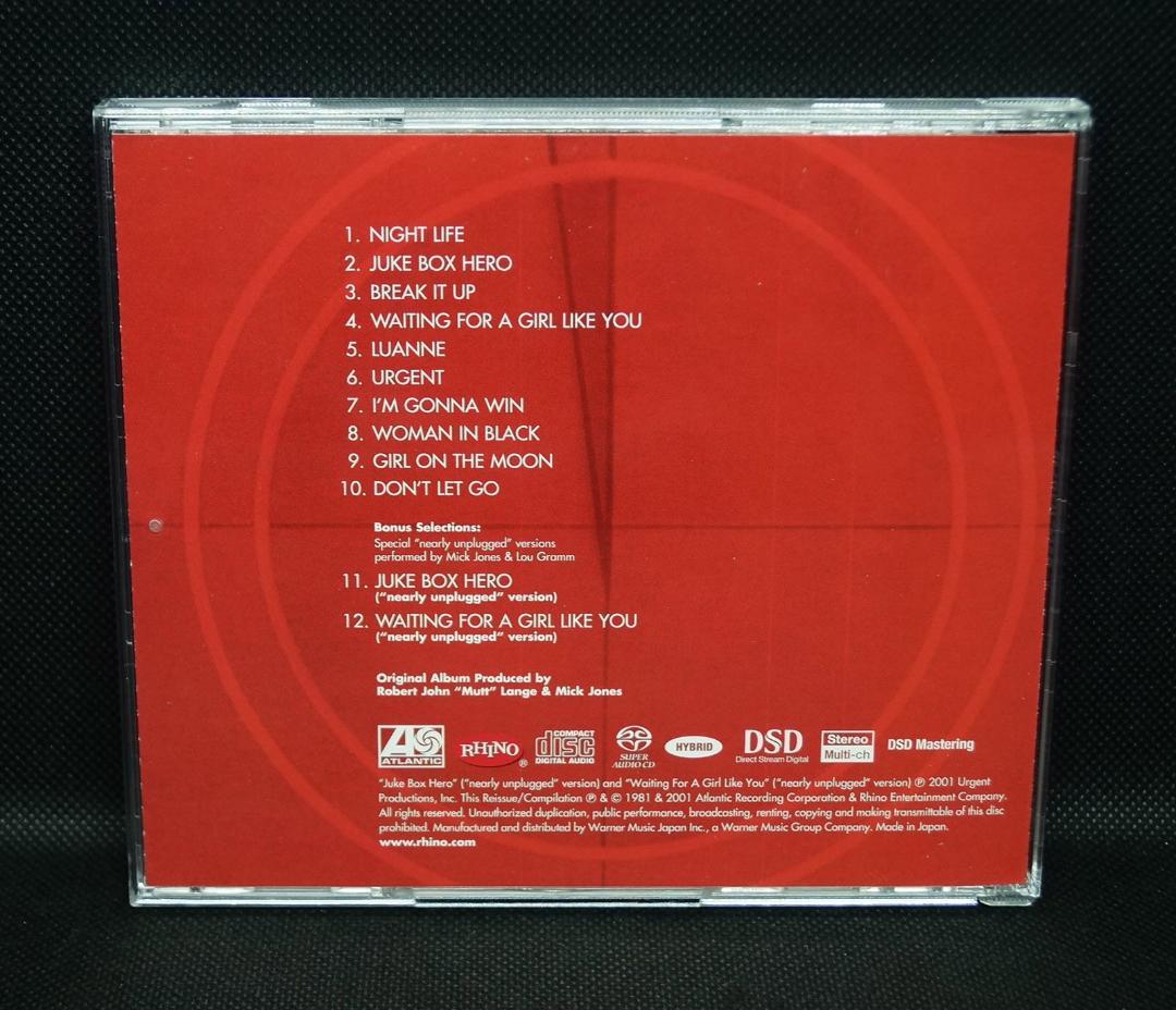 【中古SACD】フォリナー「4」Only released in Japan