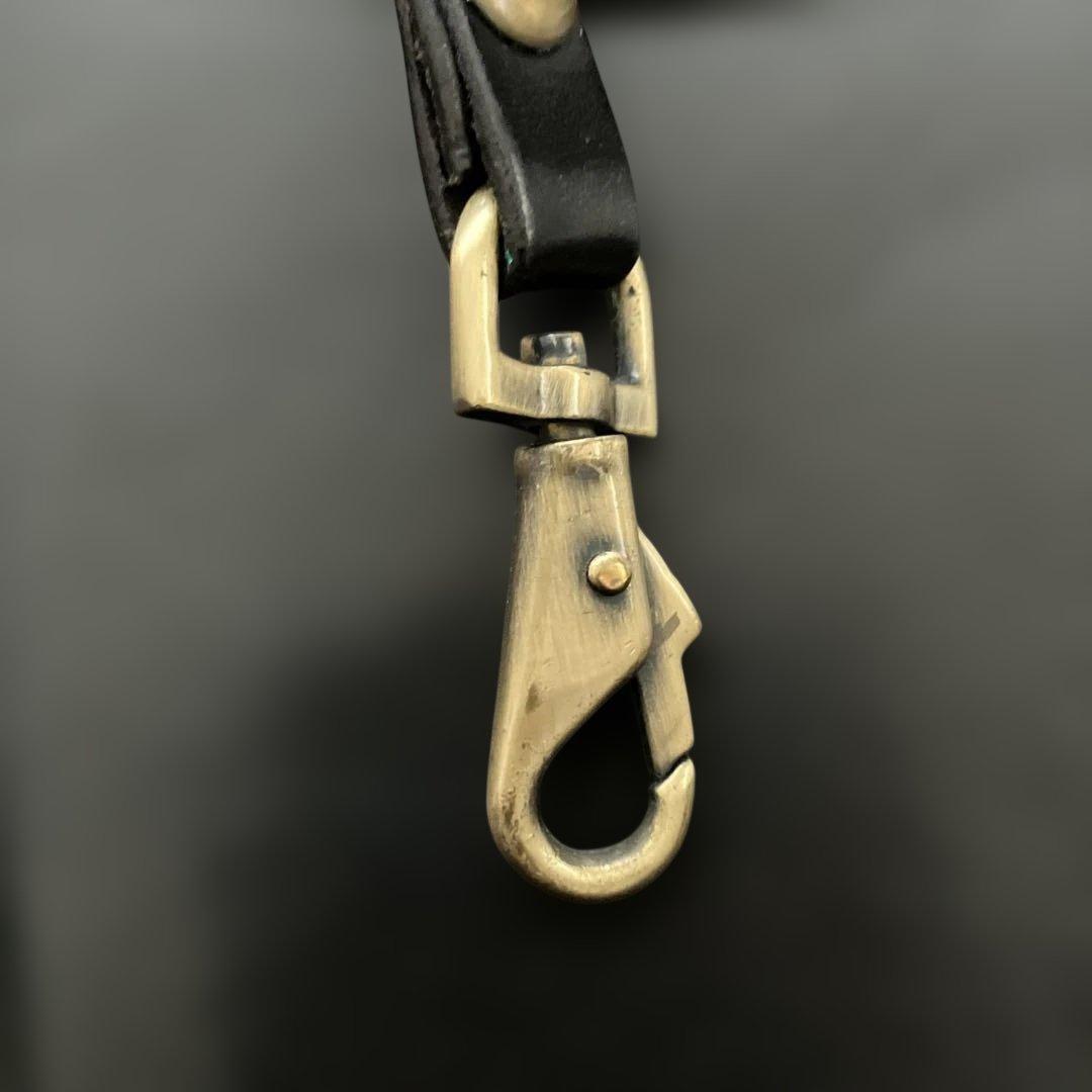 JAS M.B ジャス エムビー レザー製 黒 ボストンバッグ