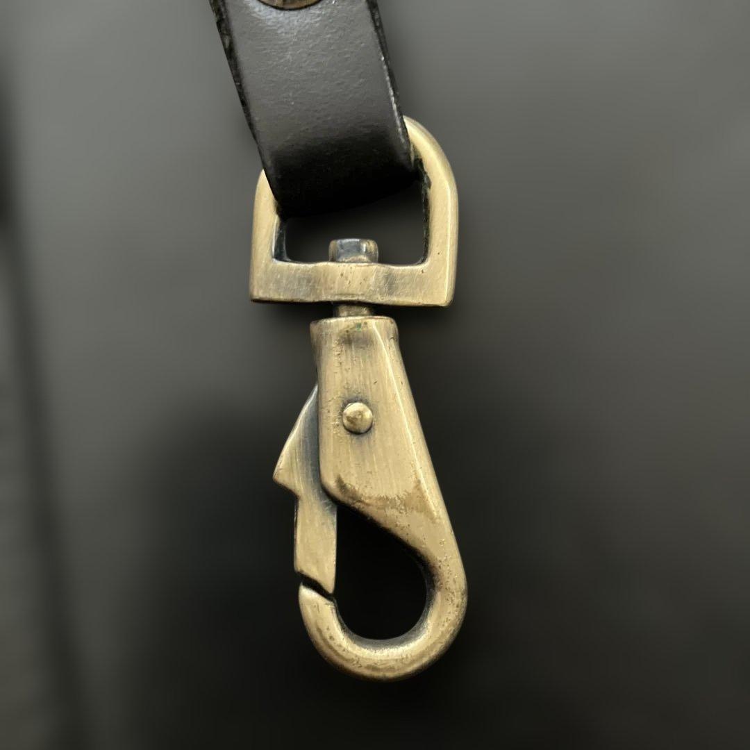 JAS M.B ジャス エムビー レザー製 黒 ボストンバッグ