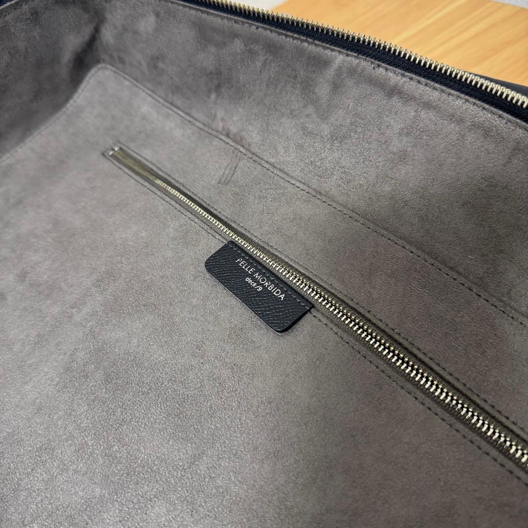 PELLE MORBIDA ペッレモルビダ デッキナイン ボストンバッグ　黒