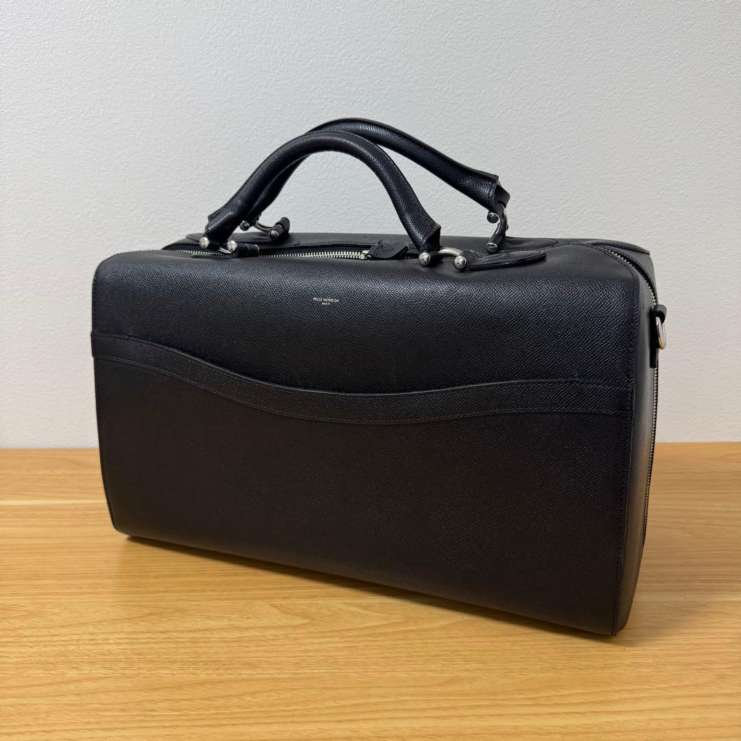 PELLE MORBIDA ペッレモルビダ デッキナイン ボストンバッグ　黒