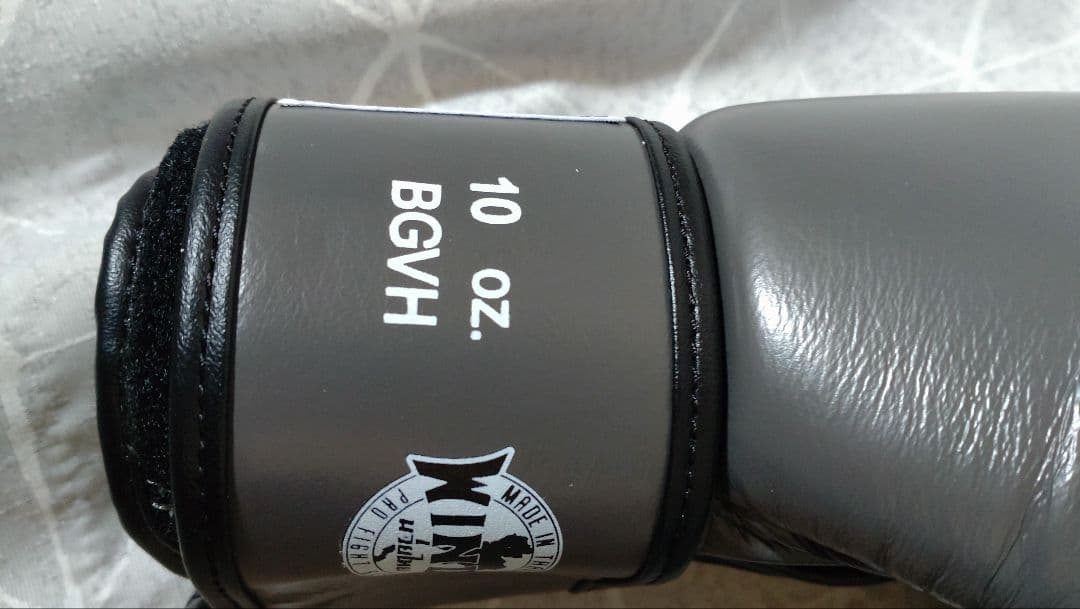 新品！WINDY 本革ボクシンググローブ 10oz グレー　BGVH