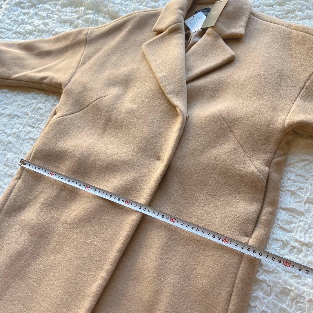 新品　未使用　タグ付　アーバンリサーチドアーズ　ロングコート　ウール　ベージュ系