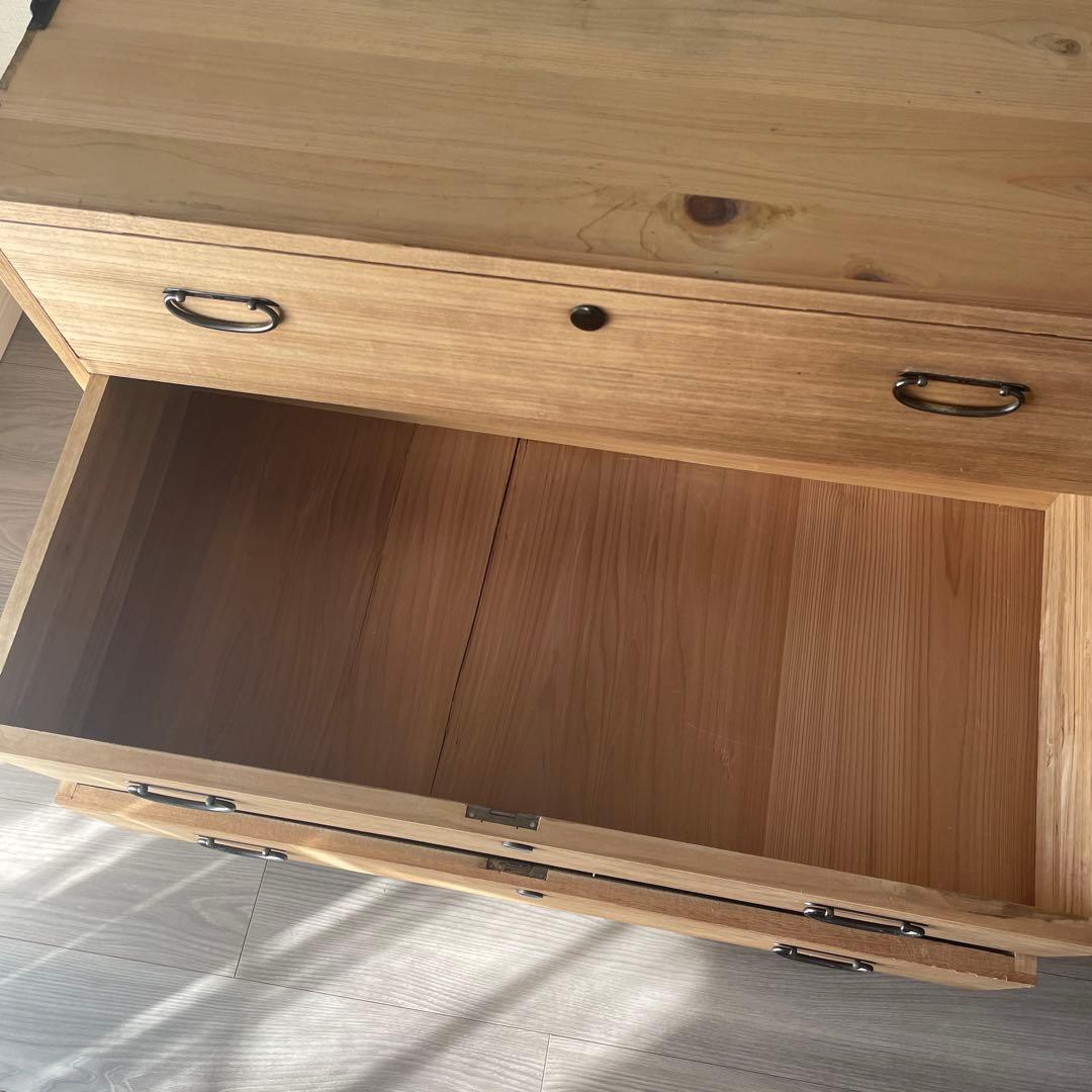 32)桐箪笥　3杯　アンティーク　チェスト　和箪笥　着物　古家具　レトロ
