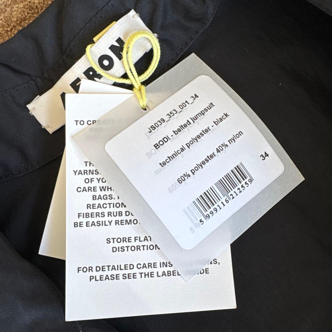 エアロン　AERON ブラック　ジャンプスーツ