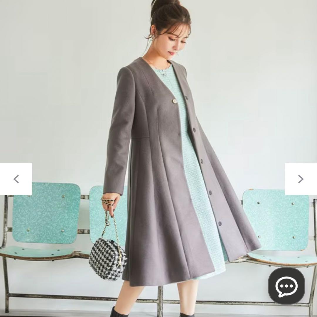 【タグ付き新品】TOCCA ウールコート0サイズ