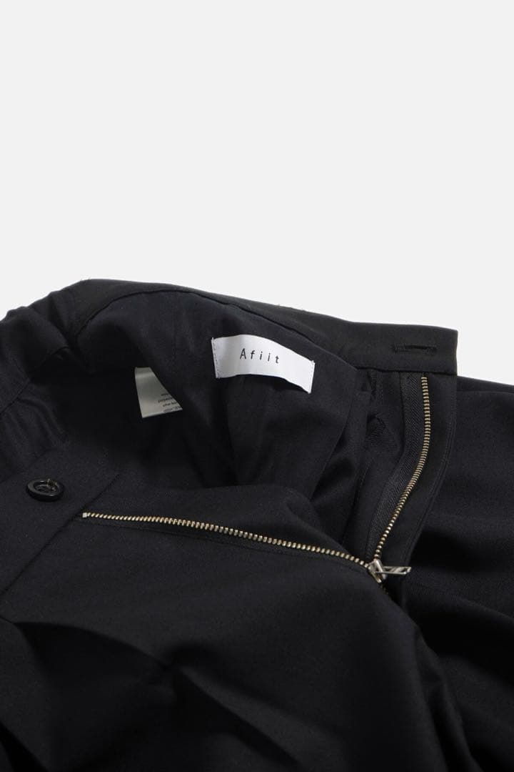 Afiit 3TACK SLACKS FI-17 ブラック スラックス 1