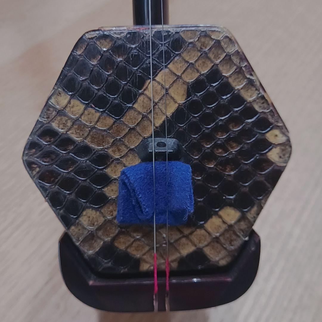 万菊根　紅木　二胡　弓・セミハードケース付きセット　中国楽器