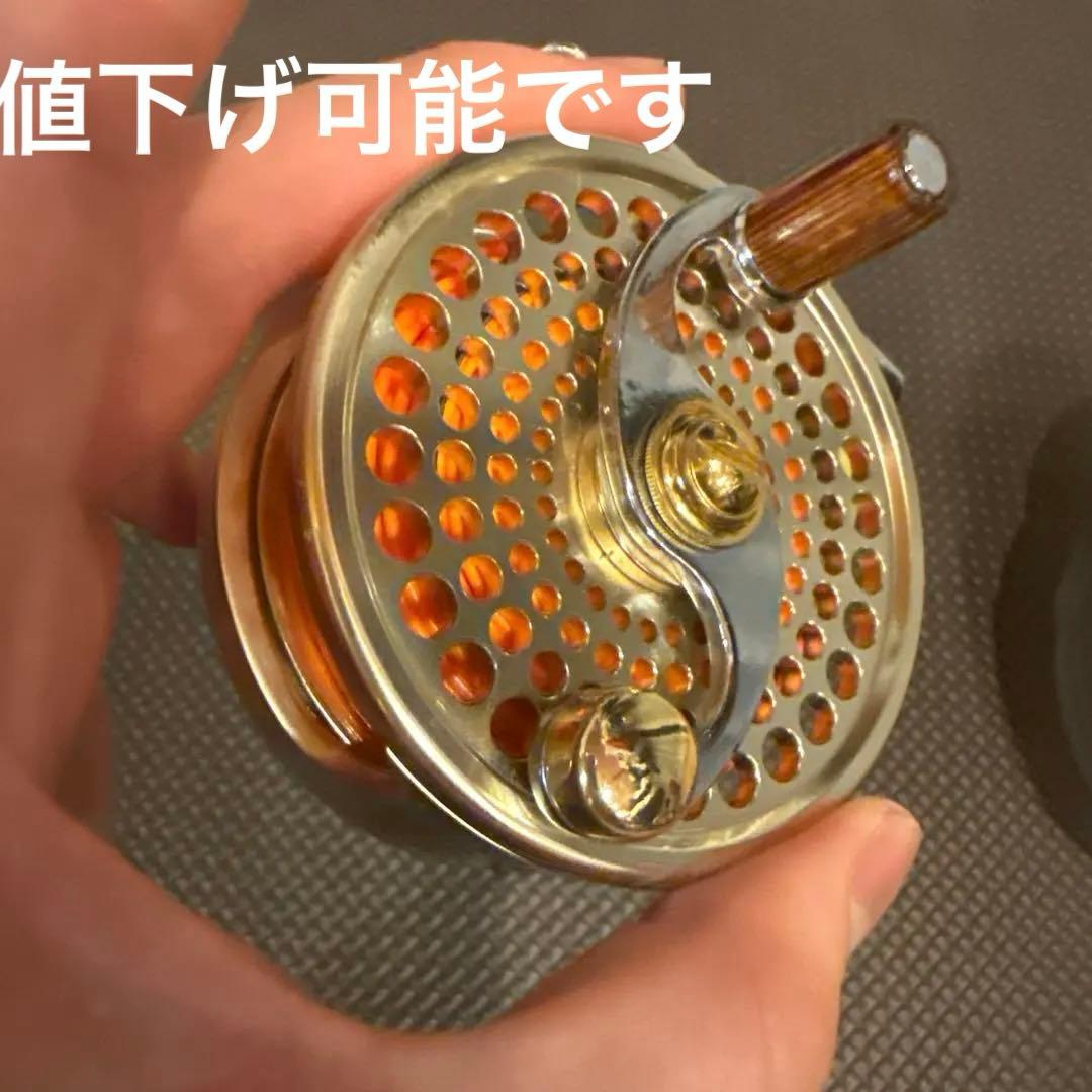 GRAIN フライリール 金色 オレンジライン