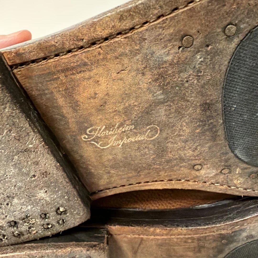 【70's 】Imperial Kenmoorウィングチップ 26.5 ブラウン