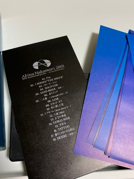 「中森明菜/2001 20th Anniversary Live～」