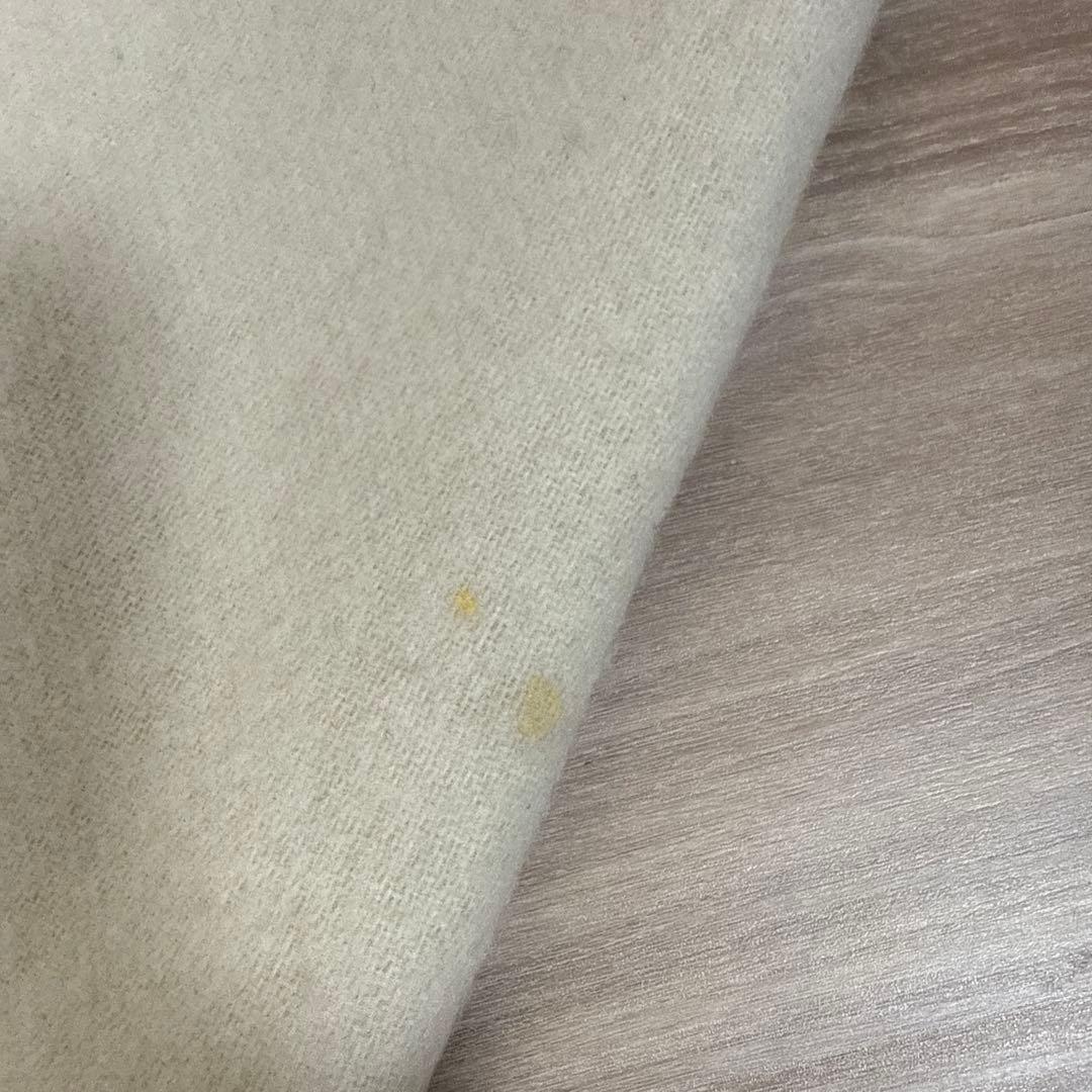 LOEWE リバーシブルマフラー（アイボリー×ベージュ）