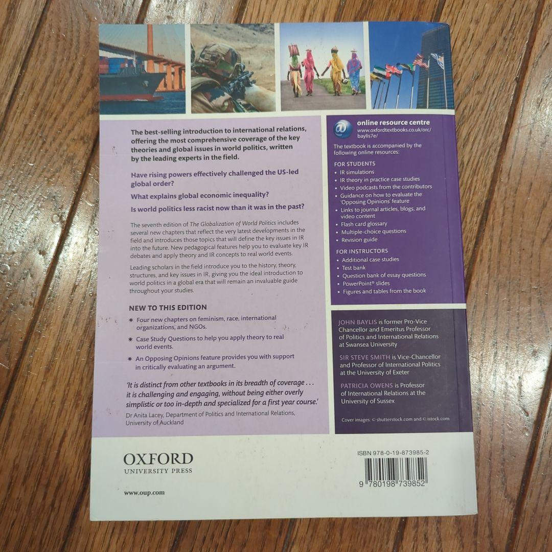 語学・辞書・学習参考書 The Globalization of World Politics