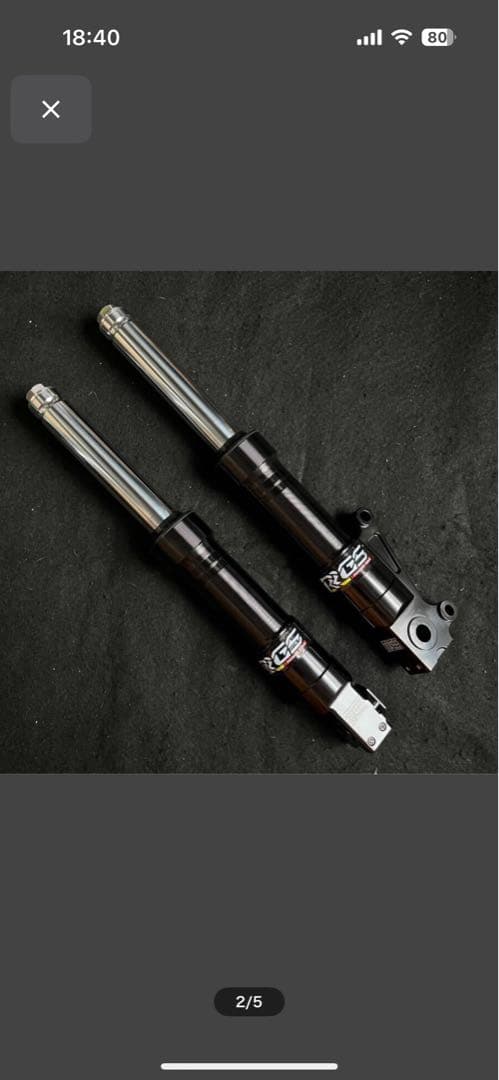 新品未使用RRGS フロントフォー　ズーマー　グロム等に