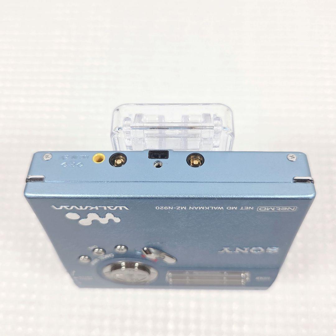 【動作品】SONY NET MD WALKMAN MZ-N920 ブルー