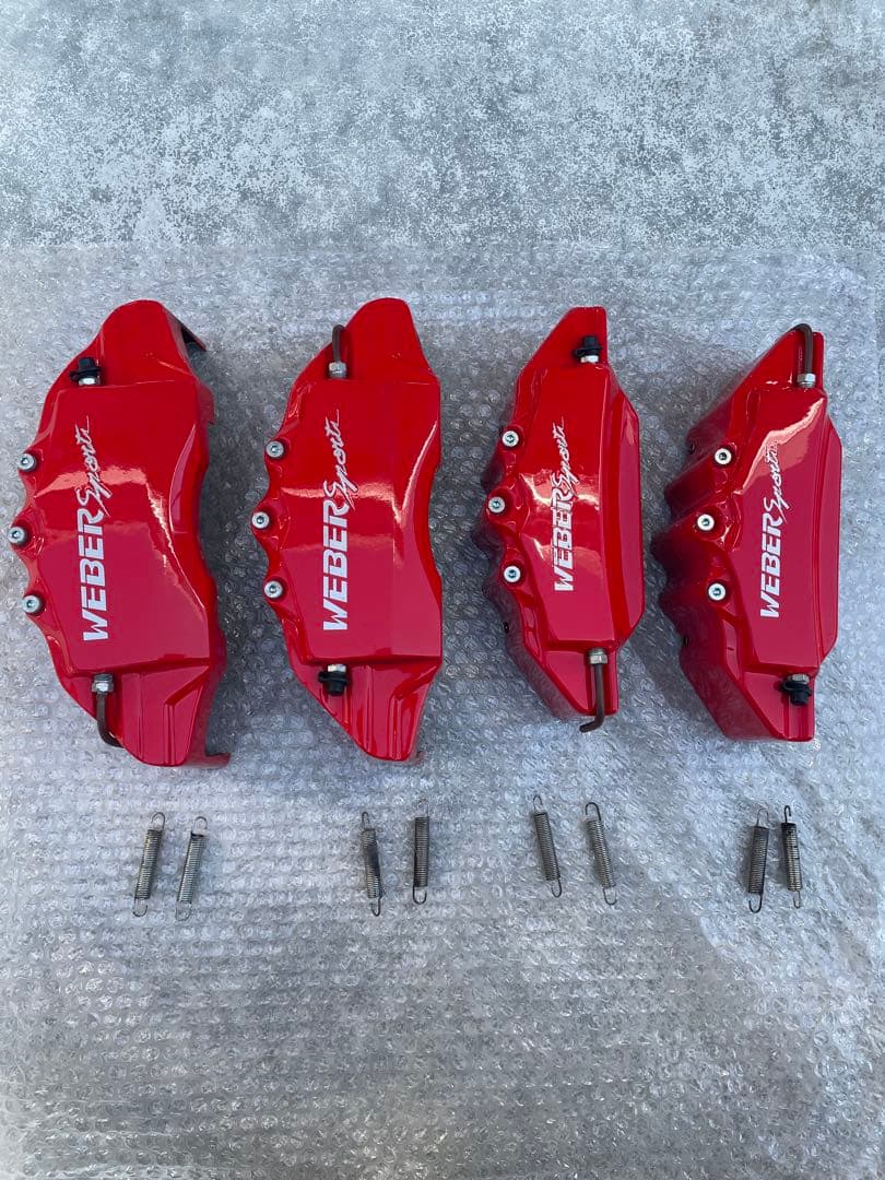WEBER レッド ブレーキキャリパー 4個セット
