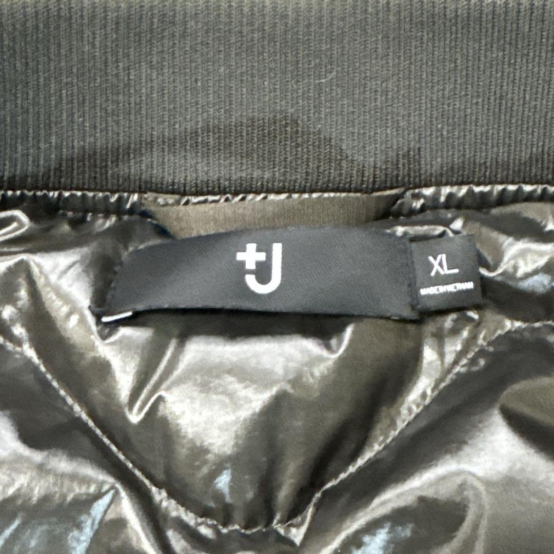 極美品⭐️ユニクロ UNIQLO+J ハイブリッドダウン MA1 XLダークグレー