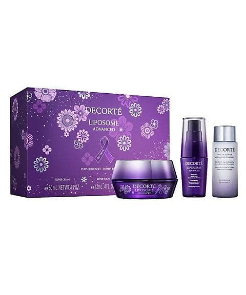 コスメデコルテ　リポソームアドバンストリペアクリーム　パープルリボンセット