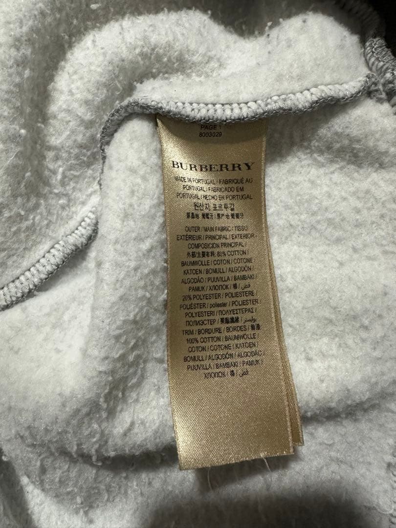 BURBERRY グレー トレーナー
