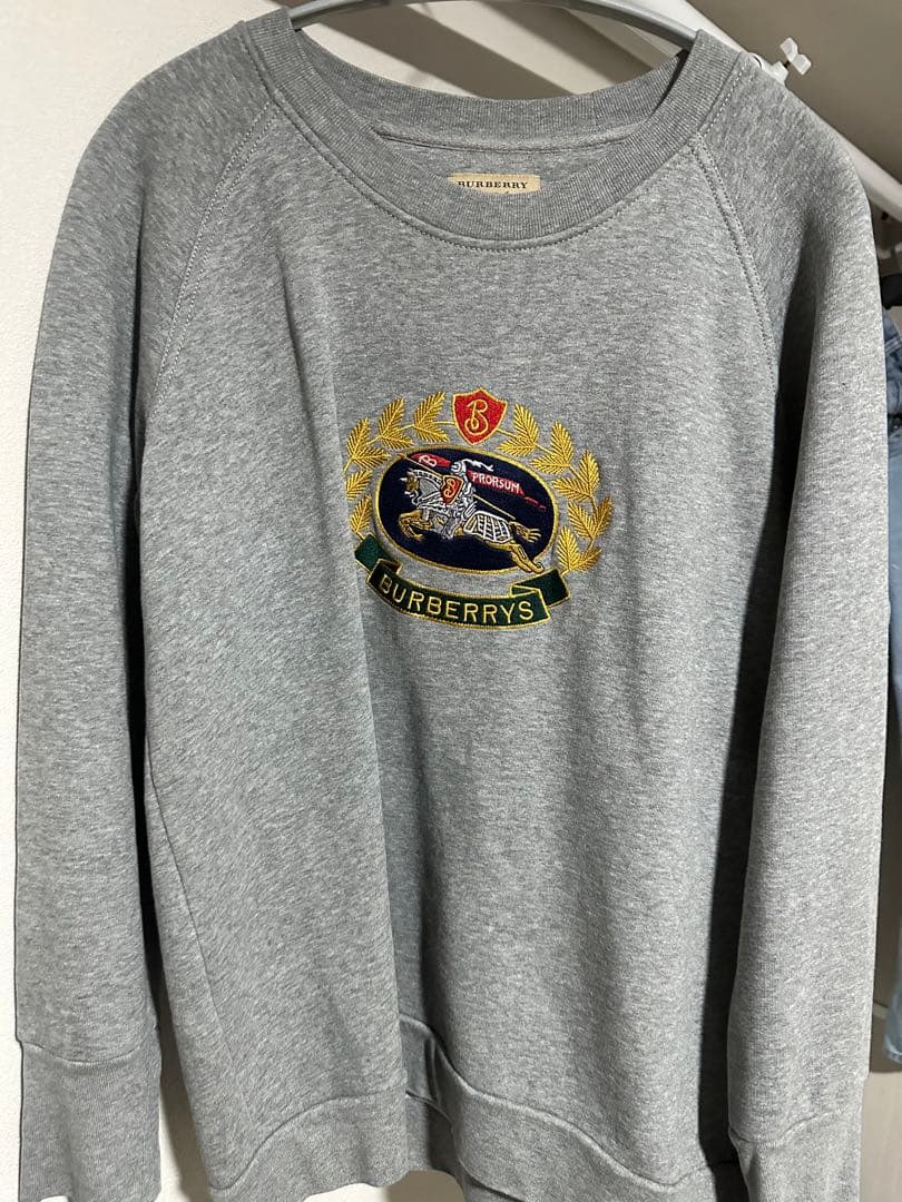 BURBERRY グレー トレーナー