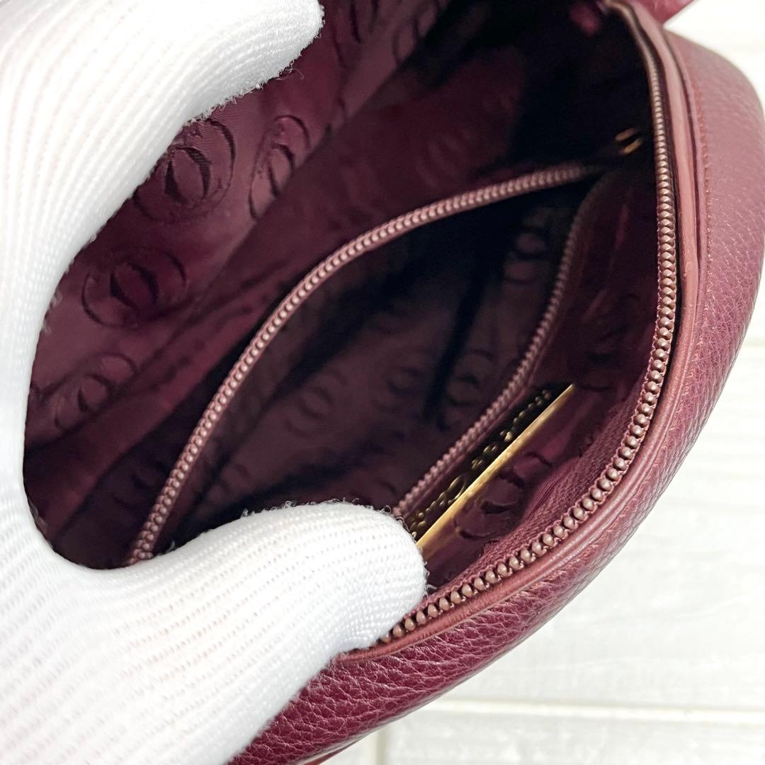 ✨上美品✨☘️Cartier☘️✨ショルダーバッグ✨マストライン✨ボルドー✨