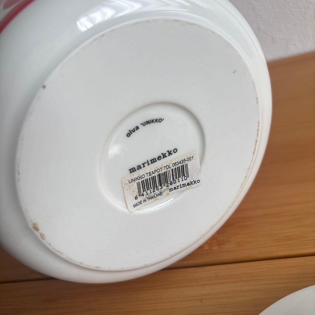 未使用　MARIMEKKO UNIKKO TEA POT 700ml ウニッコ