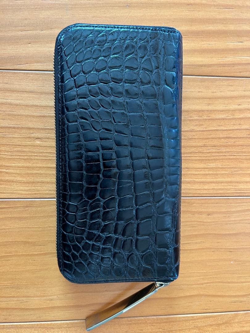 池田工芸　クロコダイル長財布 日本製 194 値引きしました。
